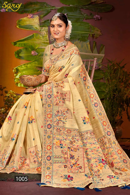 Banjaara Linen Vol 4 Saroj Sarees Wholesale