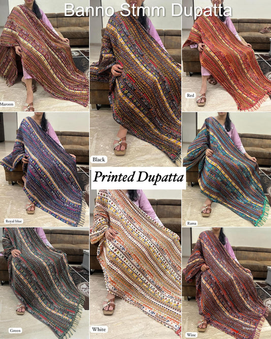 Banno Stmm Chinon Dupatta Wholesaler