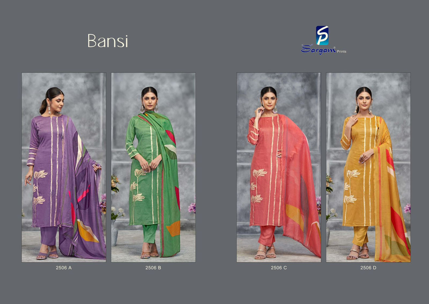 Bansi Sargam Prints Pure Jam Pant Style Suits Exporter Gujarat