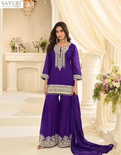 Bansuri Sayuri Georgette Readymade Sharara Suits Manufacturer