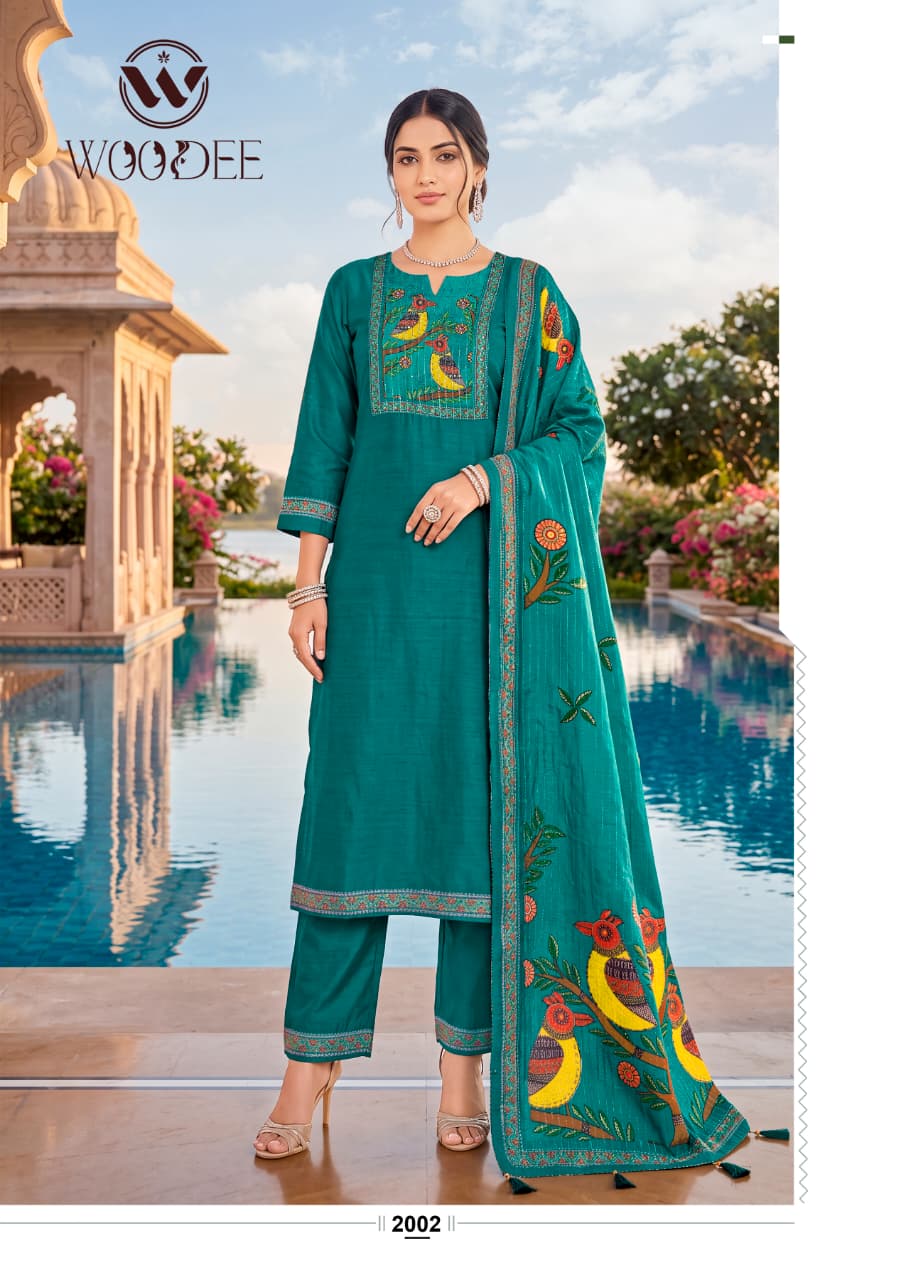 Banzara Vol 2 Woodee Vatican Readymade Pant Style Suits Exporter India