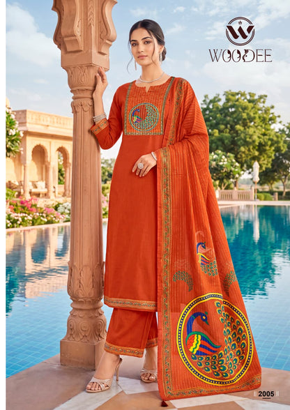 Banzara Vol 2 Woodee Vatican Readymade Pant Style Suits Exporter India