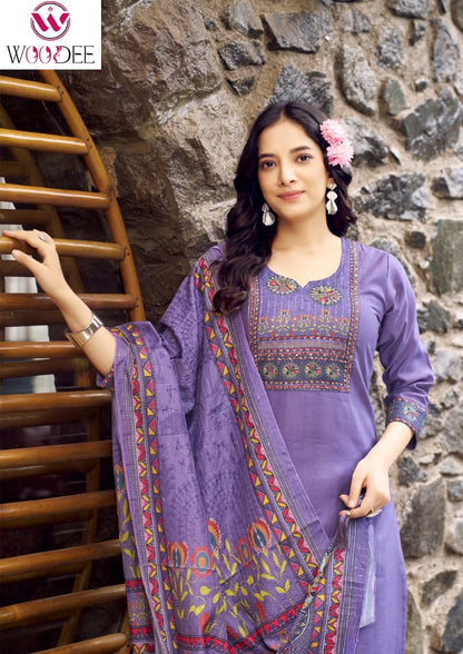 Banzara Woodee Vatican Readymade Pant Style Suits Wholesaler Gujarat