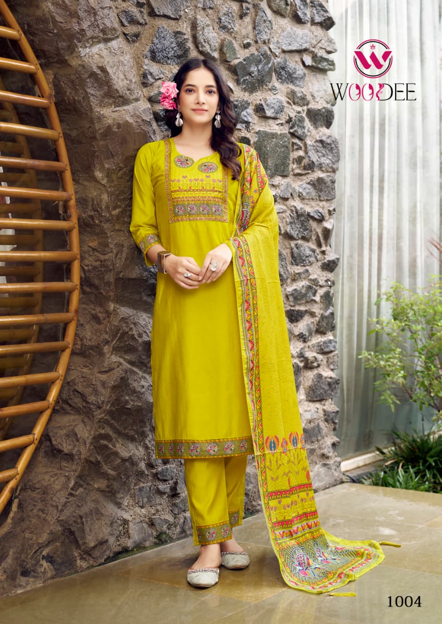 Banzara Woodee Vatican Readymade Pant Style Suits Wholesaler Gujarat