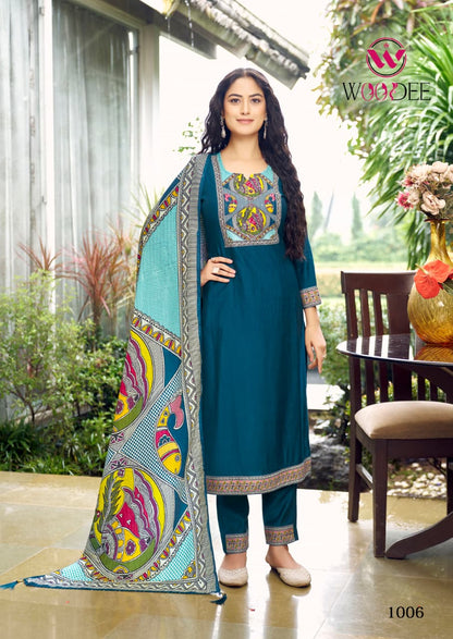 Banzara Woodee Vatican Readymade Pant Style Suits Wholesaler Gujarat