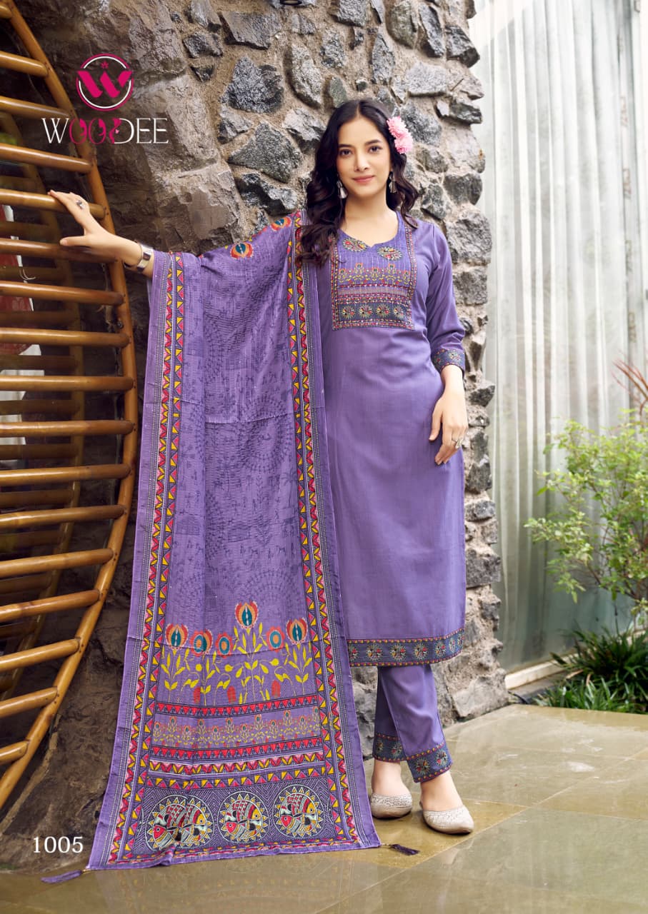 Banzara Woodee Vatican Readymade Pant Style Suits Wholesaler Gujarat