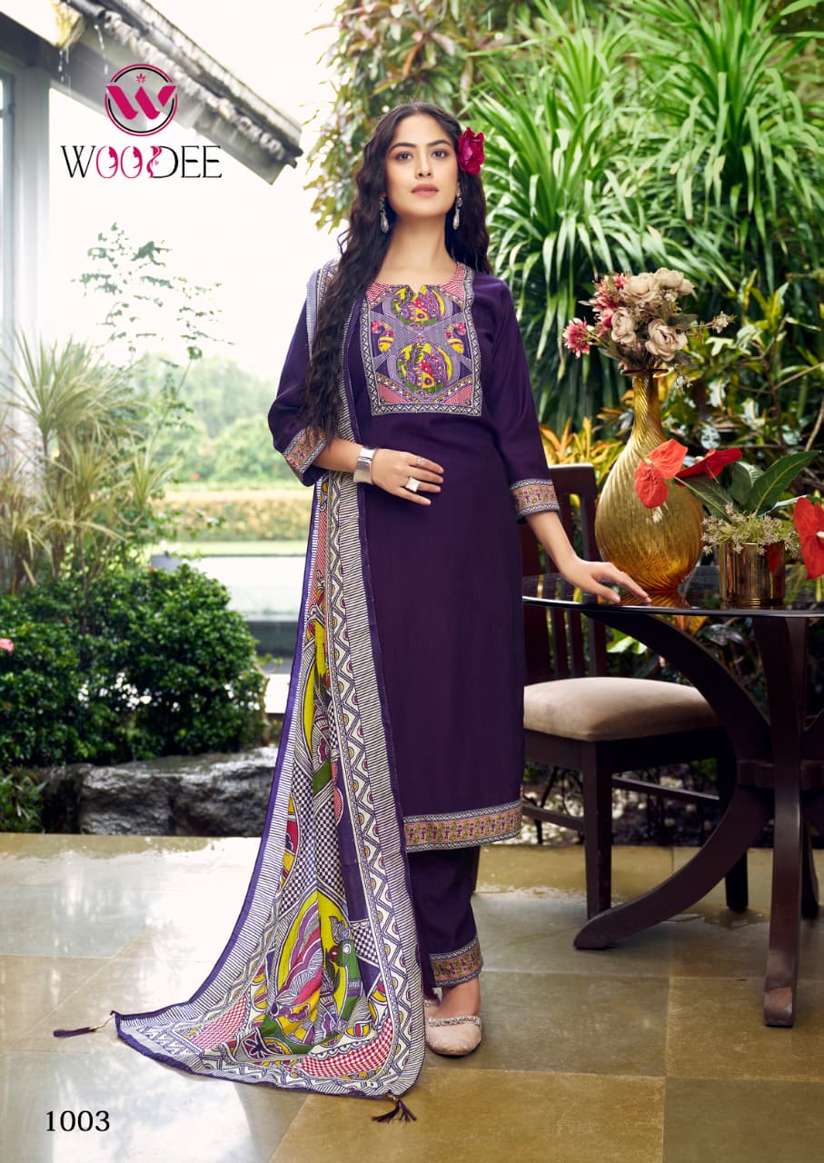 Banzara Woodee Vatican Readymade Pant Style Suits Wholesaler Gujarat