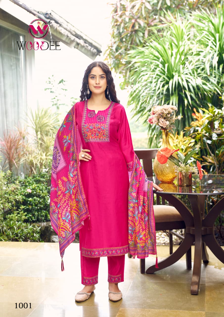 Banzara Woodee Vatican Readymade Pant Style Suits Wholesaler Gujarat