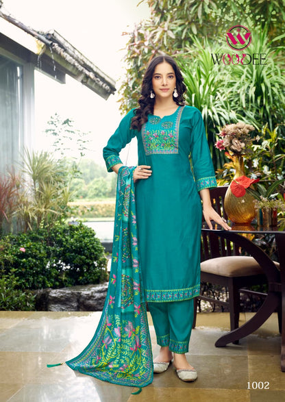Banzara Woodee Vatican Readymade Pant Style Suits Wholesaler Gujarat