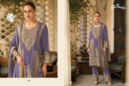 Barbee Your Choice Chinnon Pakistani Readymade Suits Wholesaler Ahmedabad