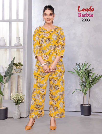 Barbie Vol 2 Laado Mul Cotton Co Ord Set Manufacturer Gujarat
