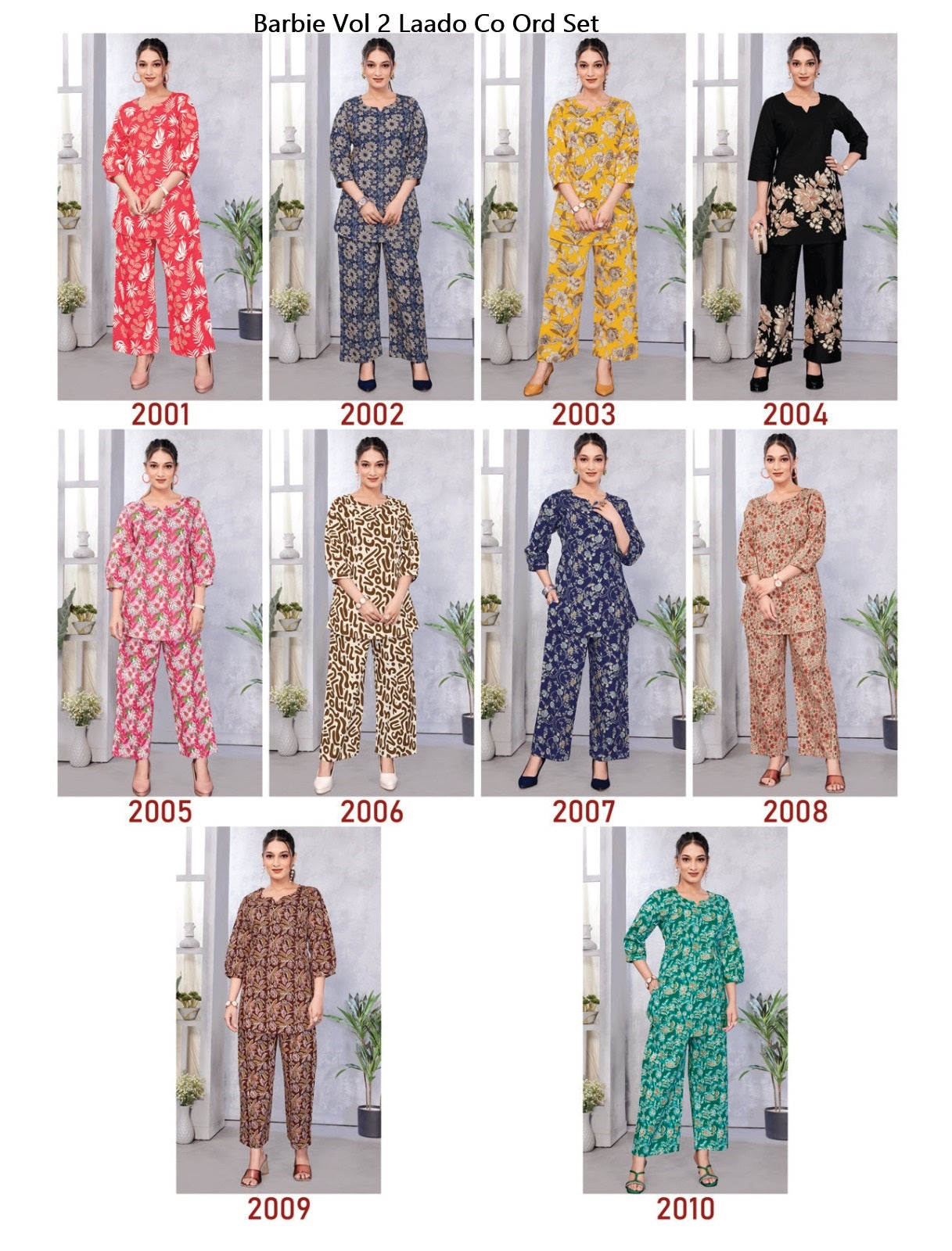 Barbie Vol 2 Laado Mul Cotton Co Ord Set Manufacturer Gujarat