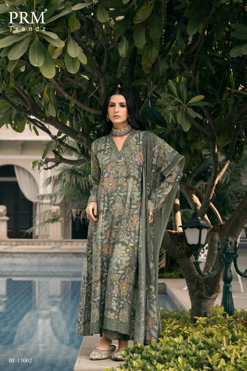 Bareeha Prm Trendz Viscose Muslin Pant Style Suits Wholesale Price