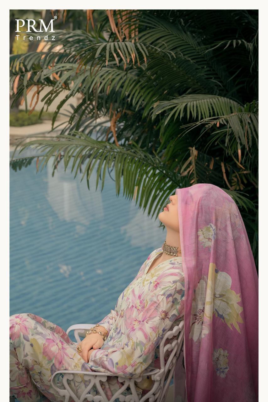 Bareeha Prm Trendz Viscose Muslin Pant Style Suits Wholesale Price