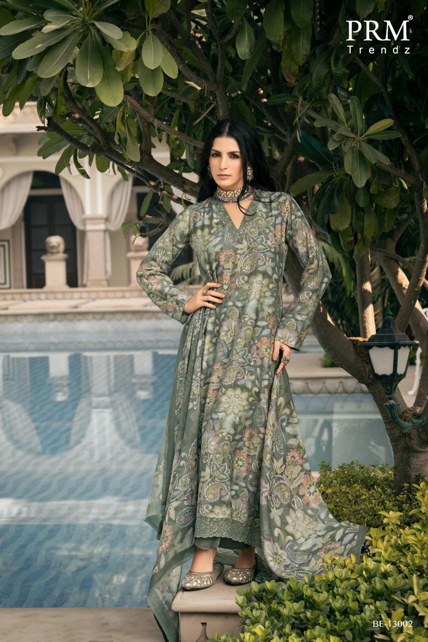 Bareeha Prm Trendz Viscose Muslin Pant Style Suits Wholesale Price