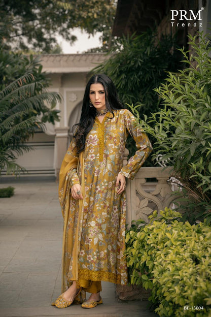 Bareeha Prm Trendz Viscose Muslin Pant Style Suits Wholesale Price