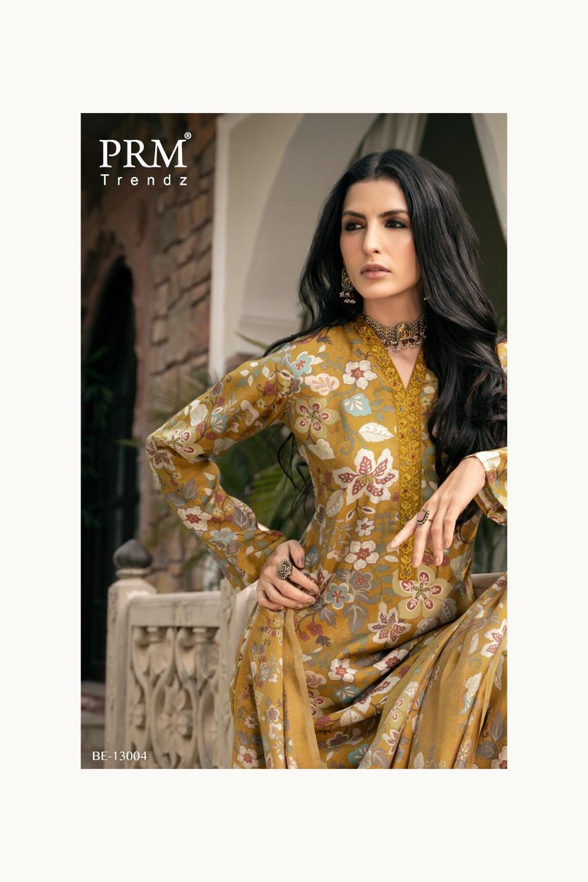 Bareeha Prm Trendz Viscose Muslin Pant Style Suits Wholesale Price