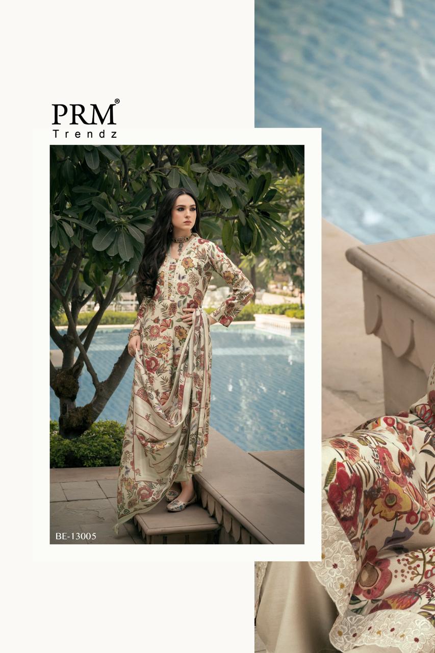 Bareeha Prm Trendz Viscose Muslin Pant Style Suits Wholesale Price