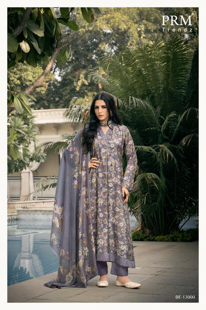 Bareeha Prm Trendz Viscose Muslin Pant Style Suits Wholesale Price