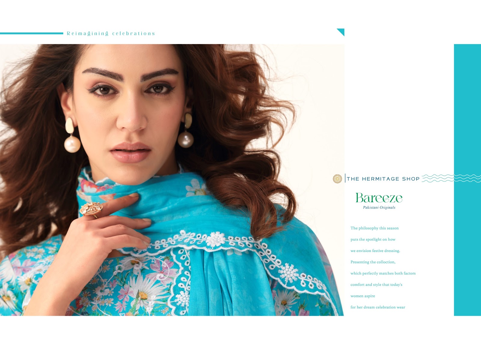 Bareeze The Hermitage Shop Cotton Lawn Karachi Salwar Suits Manufacturer Gujarat