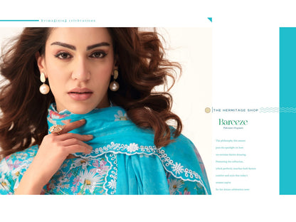 Bareeze The Hermitage Shop Cotton Lawn Karachi Salwar Suits Manufacturer Gujarat
