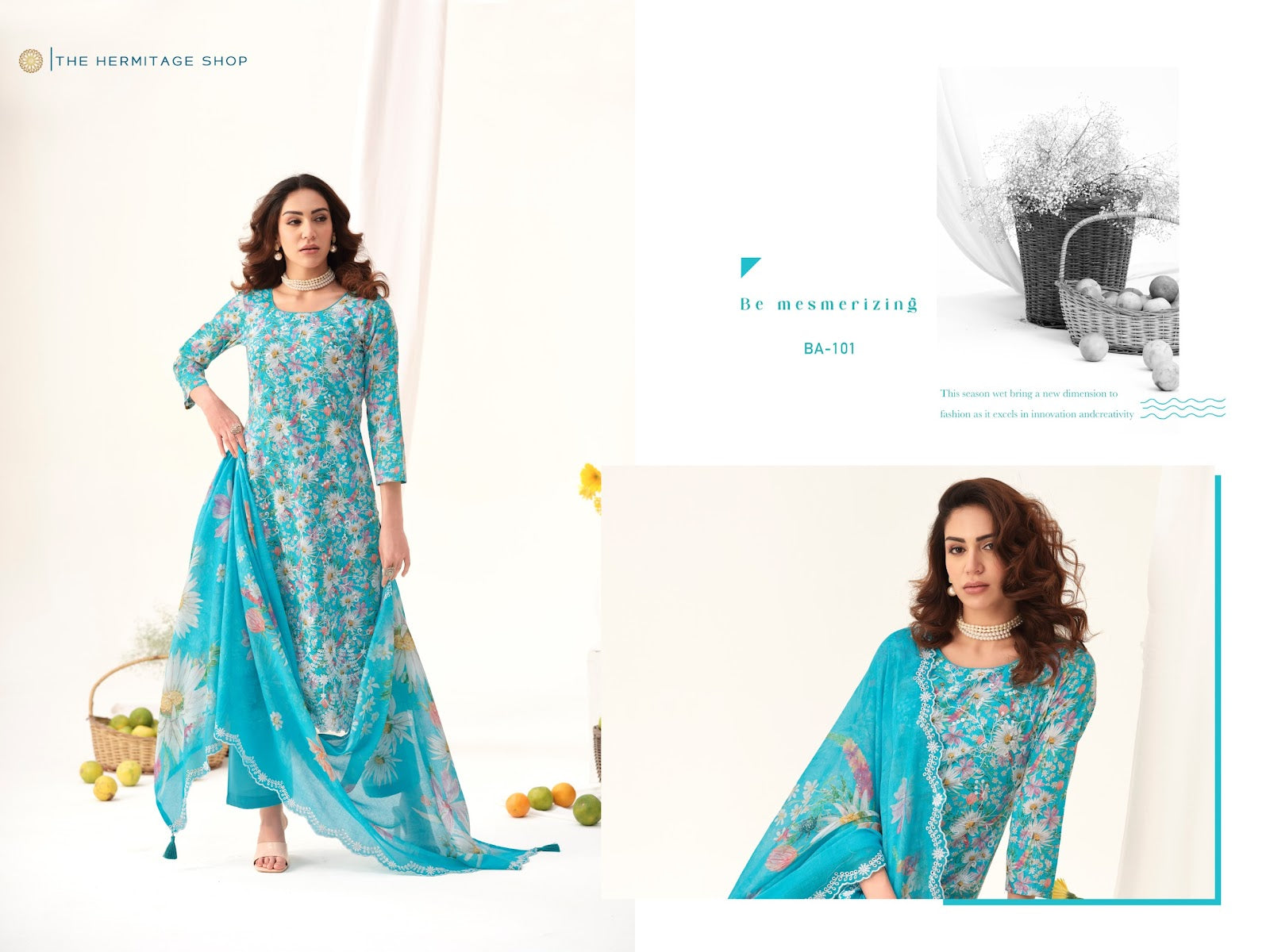 Bareeze The Hermitage Shop Cotton Lawn Karachi Salwar Suits Manufacturer Gujarat