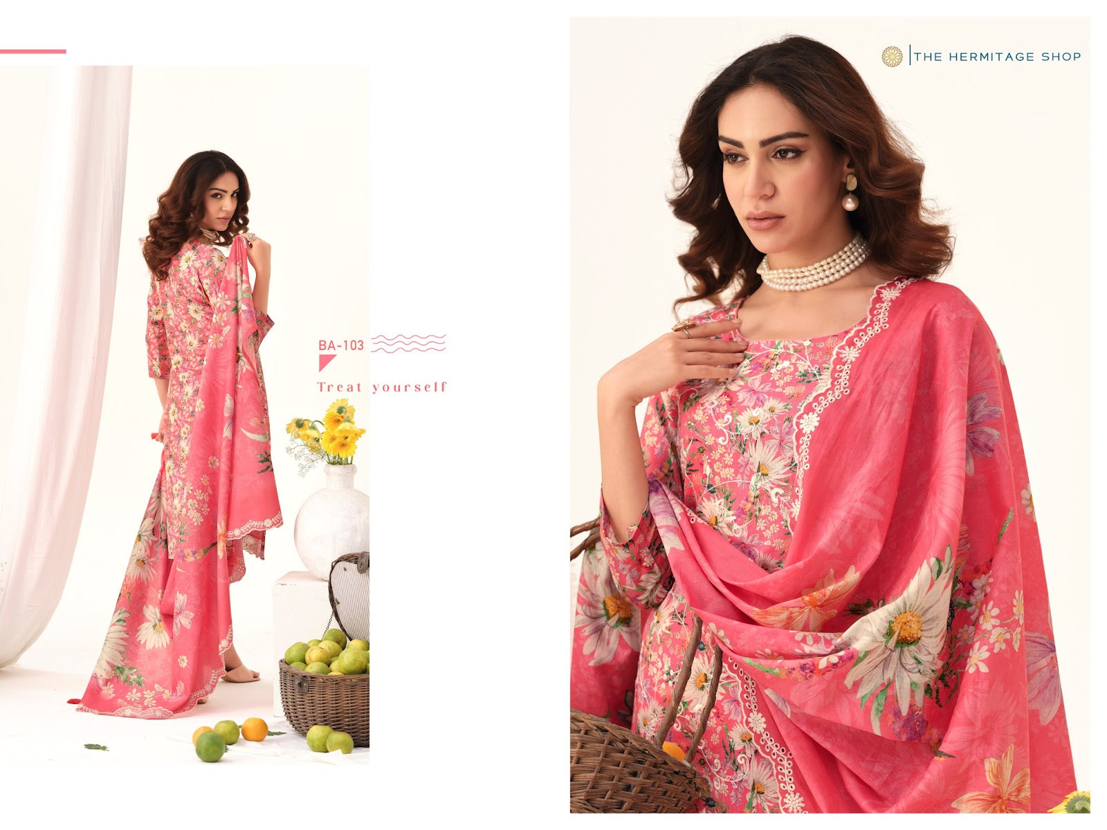Bareeze The Hermitage Shop Cotton Lawn Karachi Salwar Suits Manufacturer Gujarat