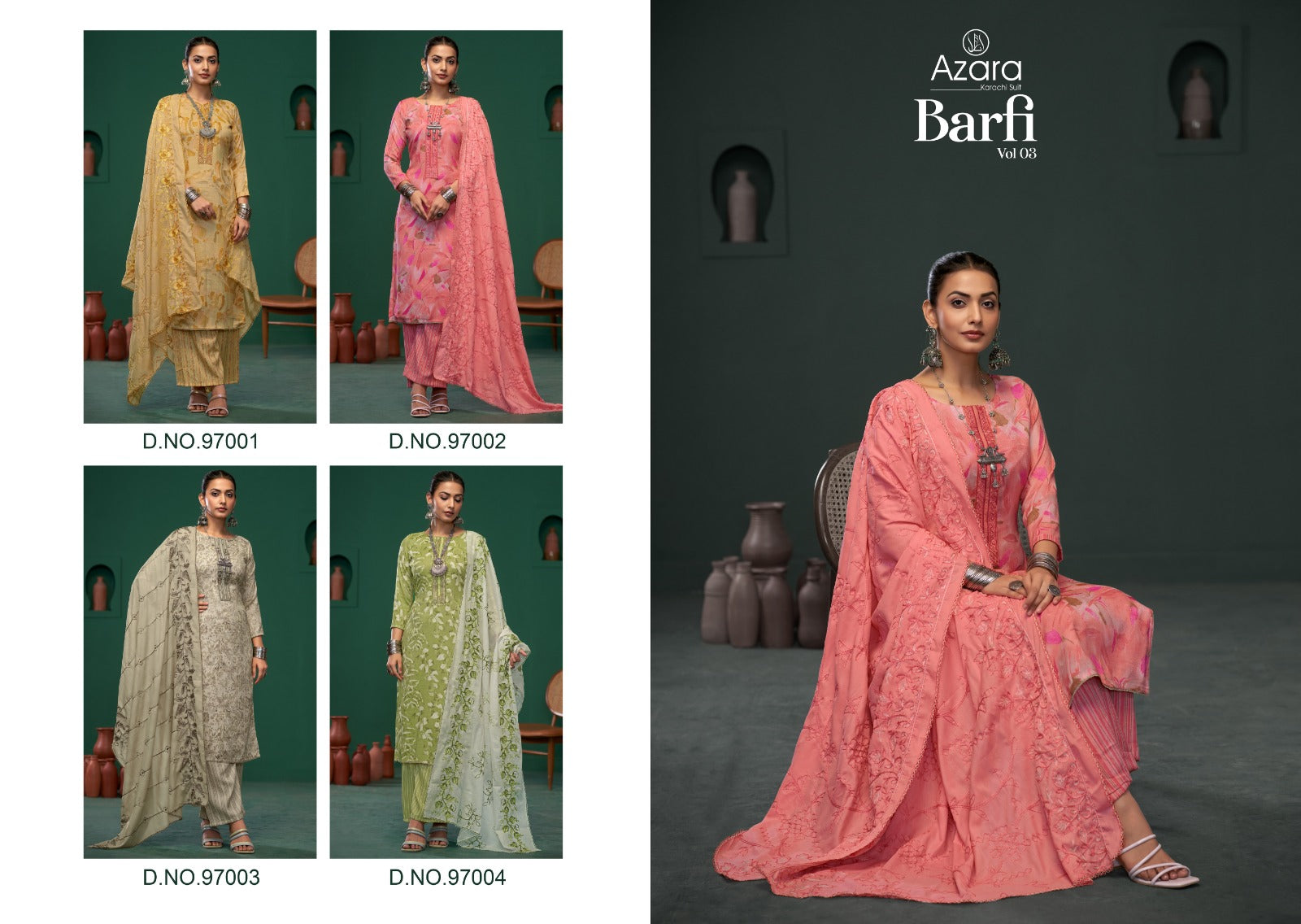 Barfi Vol 3 Radhika Fashion Cotton Pant Style Suits Exporter Gujarat