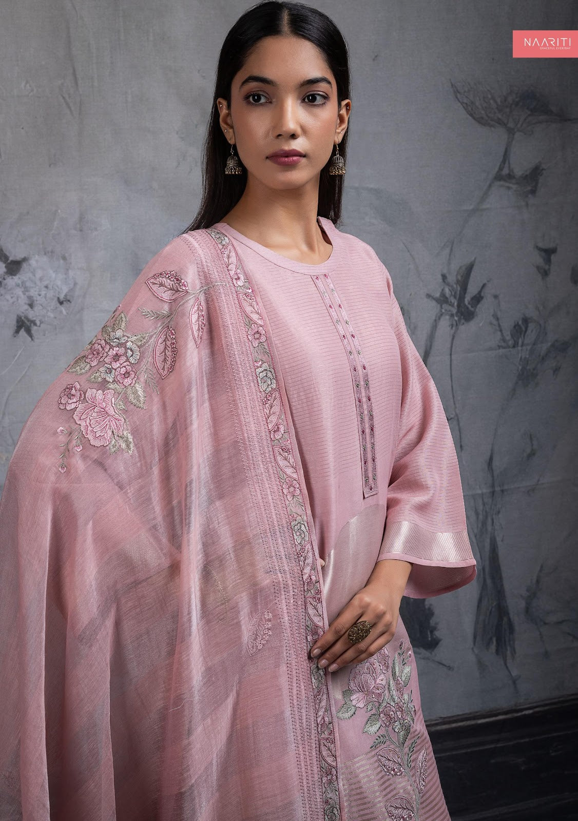 Bariqa Naariti Mal Chanderi Pant Style Suits Wholesale