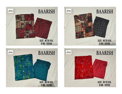Barish 0409 Jnx Capsule Co Ord Set Manufacturer Gujarat
