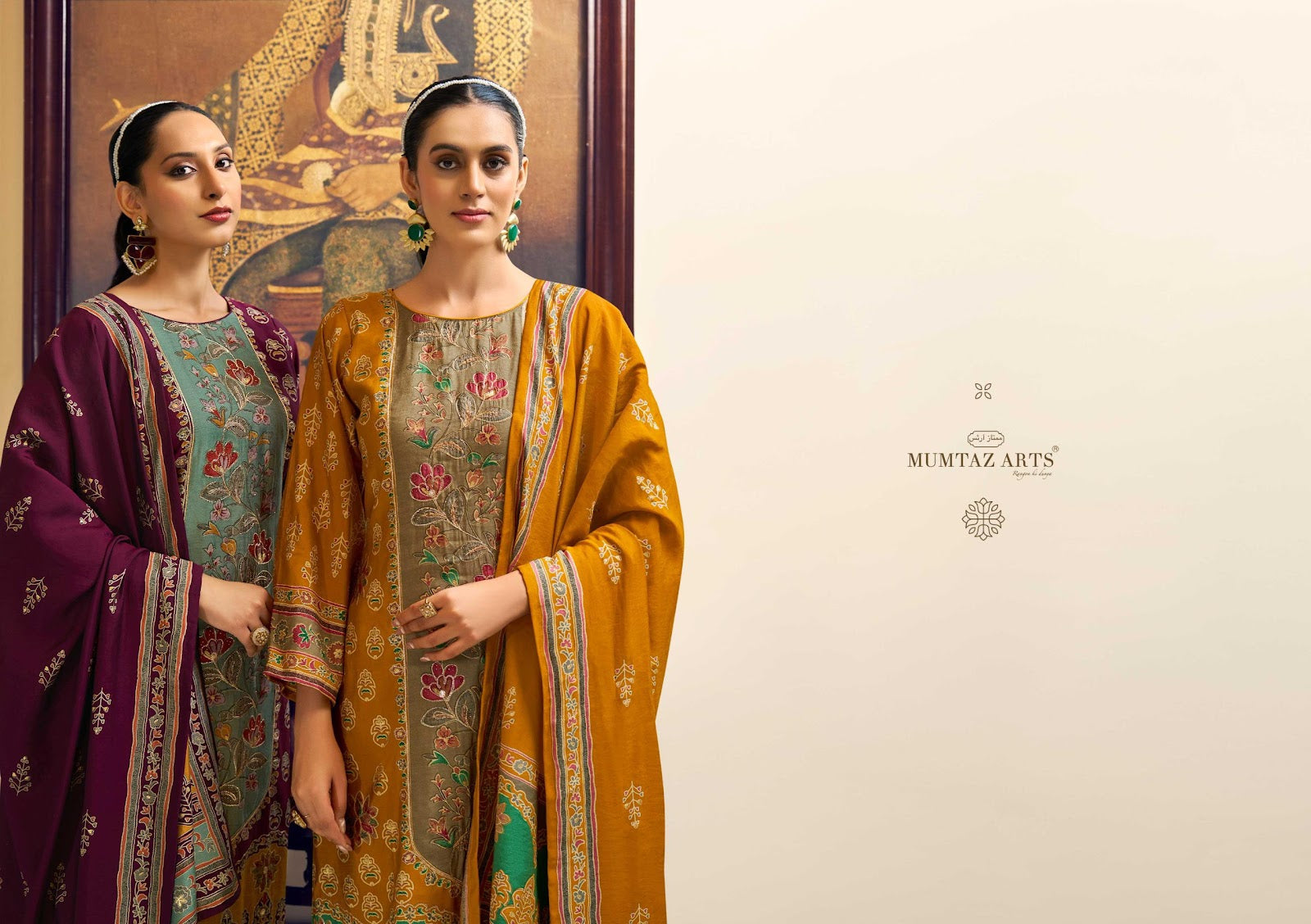 Barkha Mumtaz Arts Pure Viscose Karachi Salwar Suits Wholesale Price