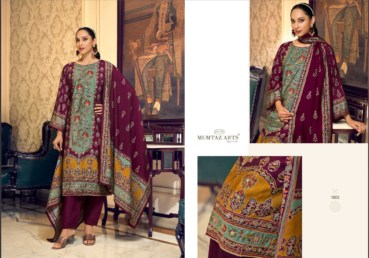 Barkha Mumtaz Arts Pure Viscose Karachi Salwar Suits Wholesale Price
