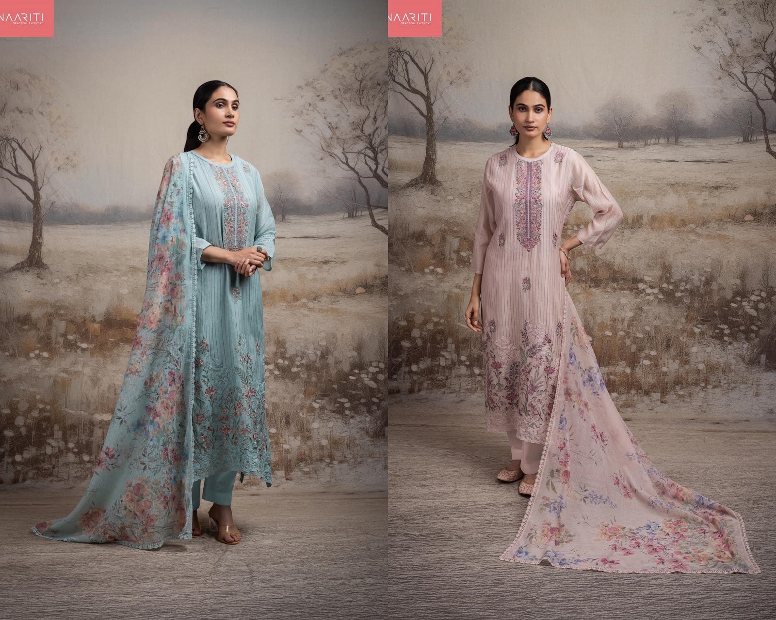 Barkha Naariti Banarasi Pant Style Suits Exporter