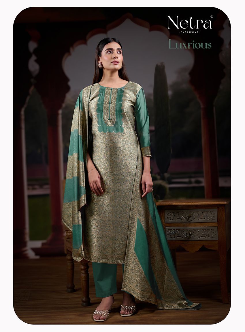 Barkha Netra Premium Viscose Pant Style Suits Supplier India