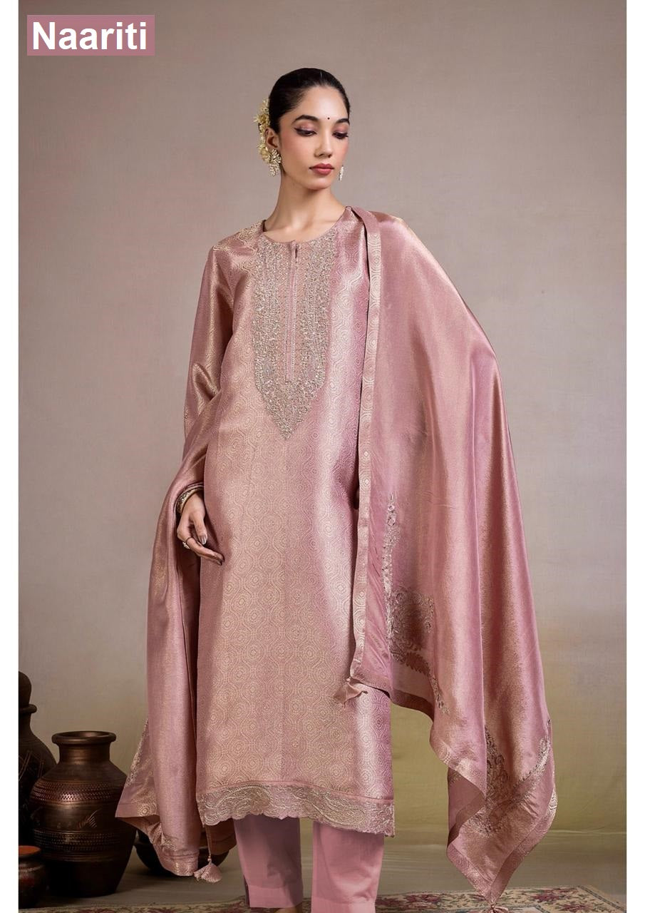 Baroon 2791 Naariti Ziraf Silk Pant Style Suits Wholesale Price