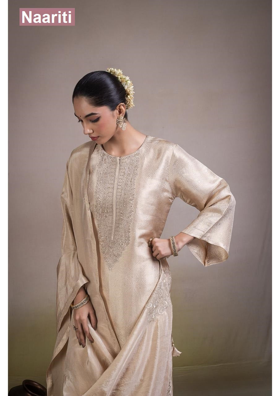 Baroon 2791 Naariti Ziraf Silk Pant Style Suits Wholesale Price