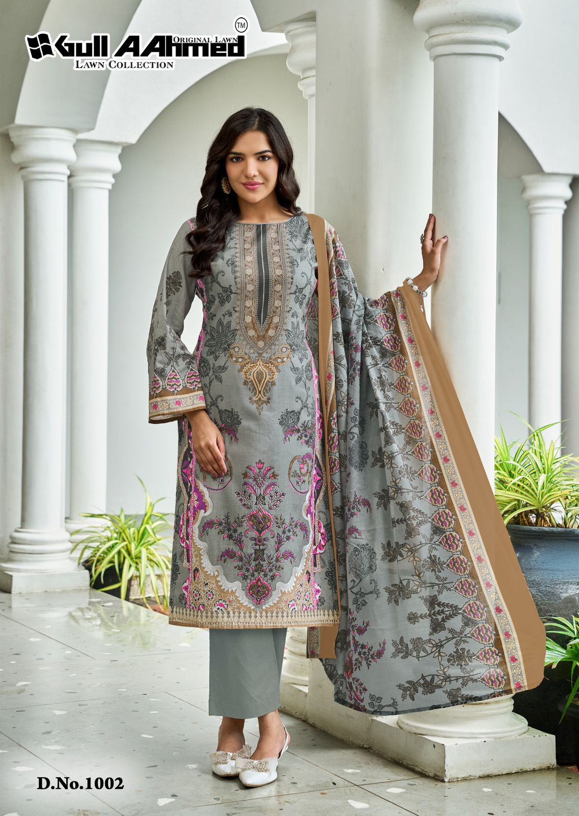 Baroque Gul Ahmed Lawn Karachi Salwar Suits Wholesale Price
