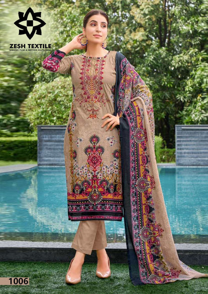 Baroque Gul Ahmed Zesh Textile Karachi Salwar Suits Wholesaler Ahmedabad