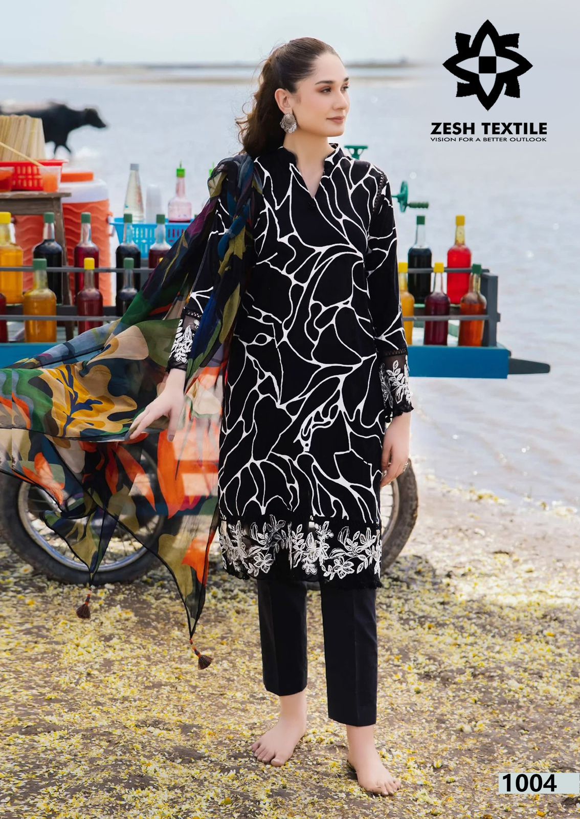 Baroque Gul Ahmed Zesh Textile Karachi Salwar Suits Wholesaler Ahmedabad