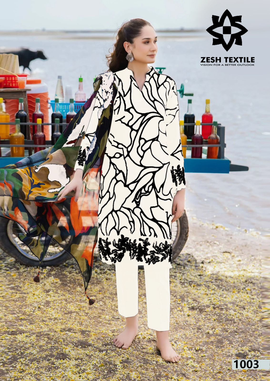 Baroque Gul Ahmed Zesh Textile Karachi Salwar Suits Wholesaler Ahmedabad