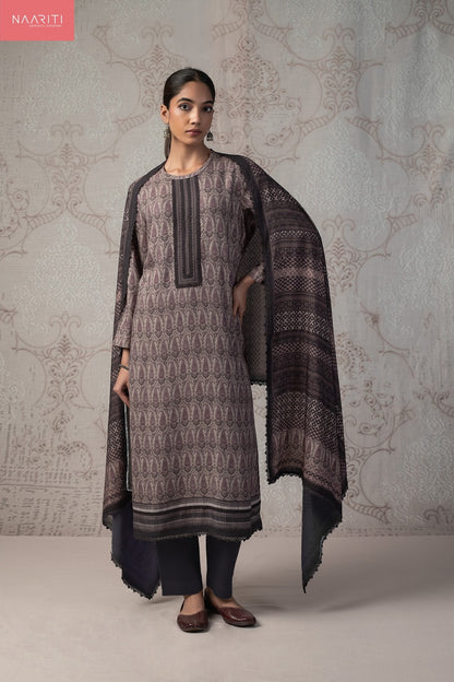 Barq Naariti Pashmina Suits Wholesaler