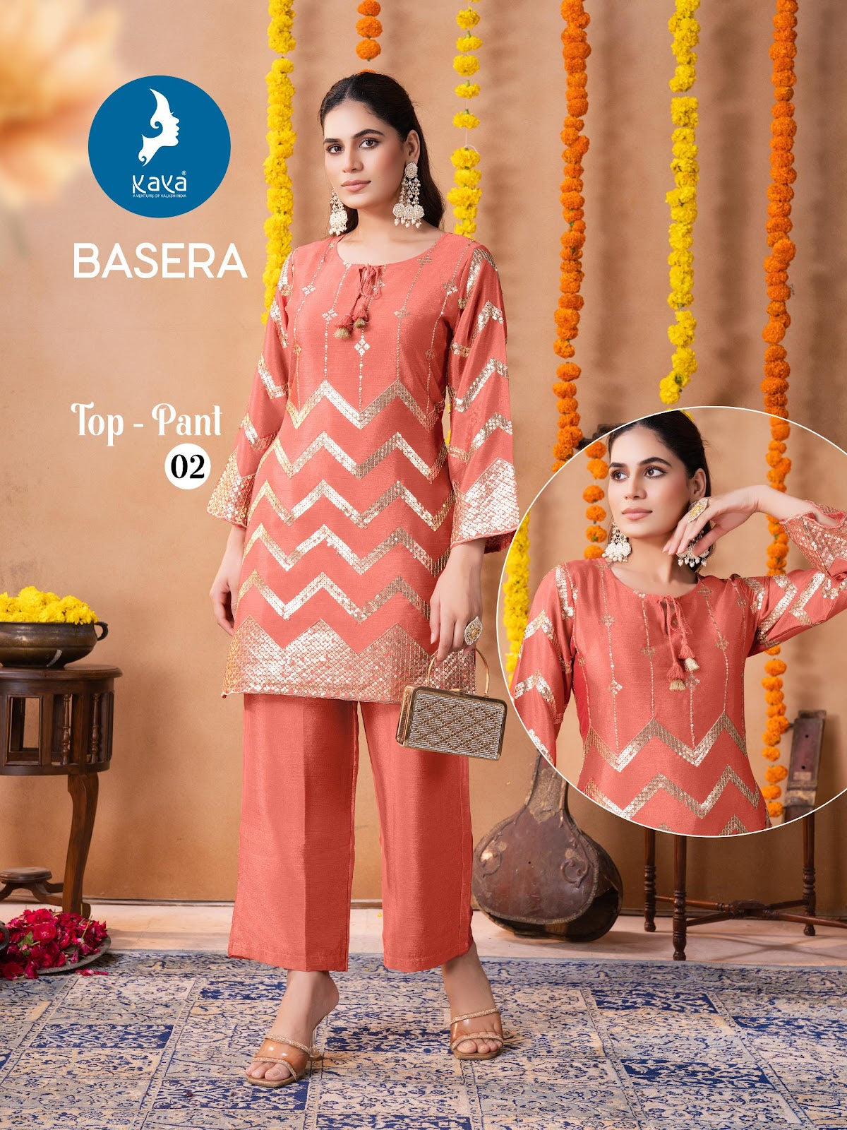 Basera Kaya Chinon Co Ord Set Manufacturer Ahmedabad