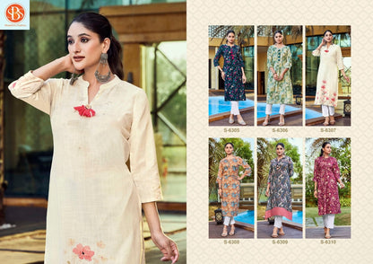 Basera Sbs Cotton Long Kurtis Manufacturer Ahmedabad