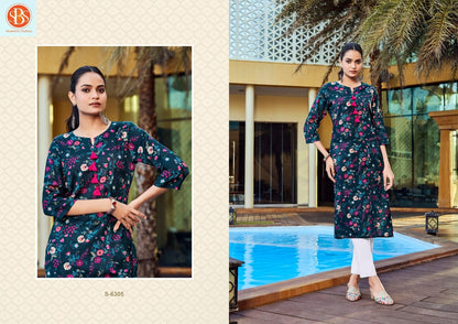 Basera Sbs Cotton Long Kurtis Manufacturer Ahmedabad