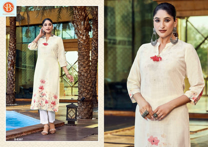 Basera Sbs Cotton Long Kurtis Manufacturer Ahmedabad