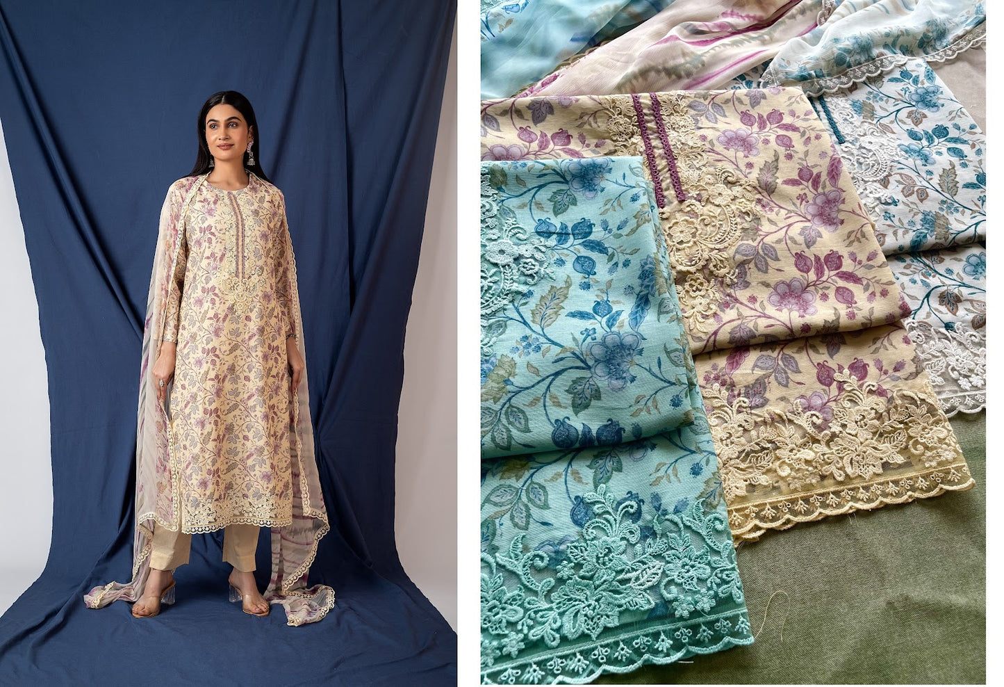 Basil Naariti Pure Cotton Pant Style Suits Wholesale Rate