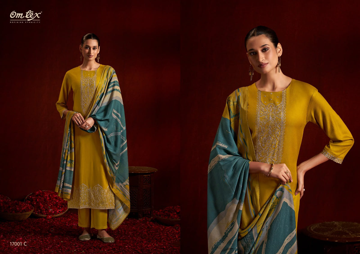 Basirah Omtex Pashmina Suits Wholesale Price