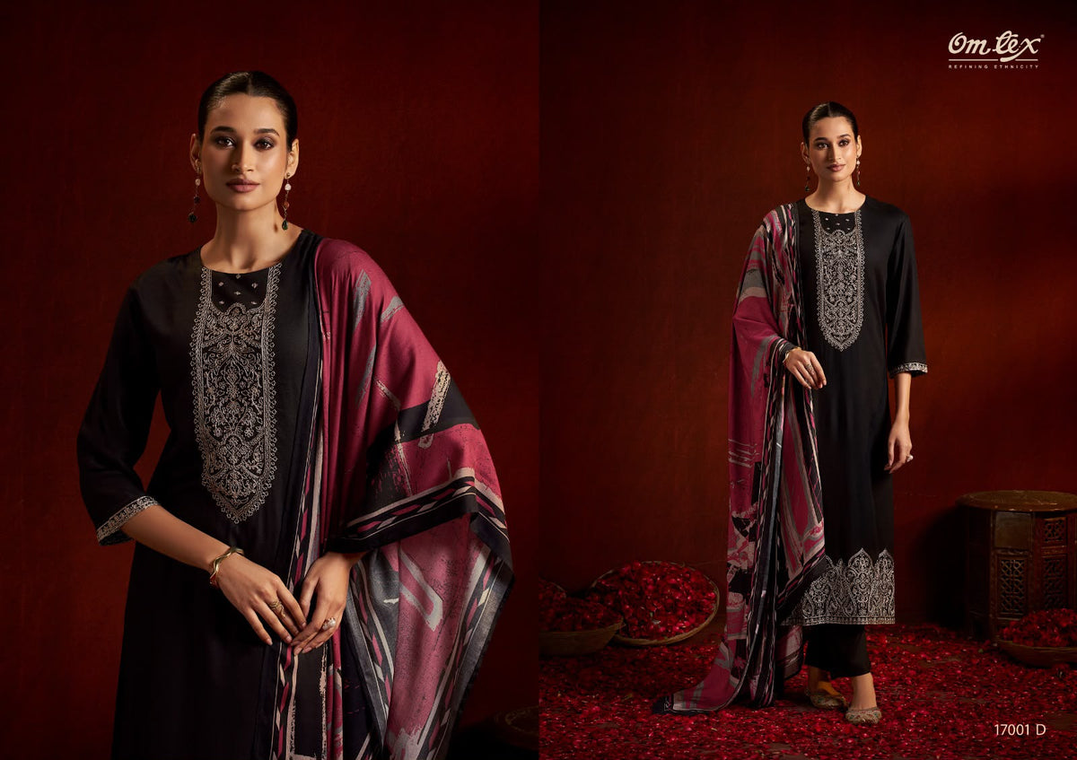 Basirah Omtex Pashmina Suits Wholesale Price
