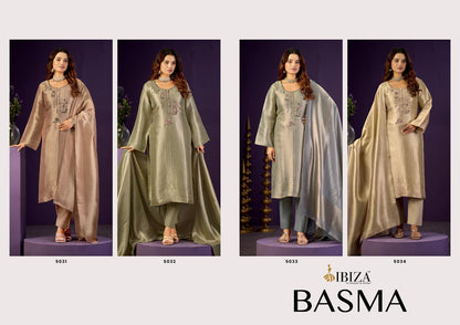Basma Ibiza Silk Pant Style Suits Wholesaler India