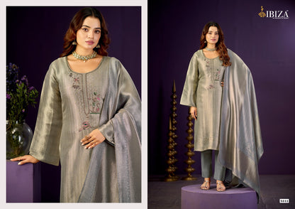 Basma Ibiza Silk Pant Style Suits Wholesaler India